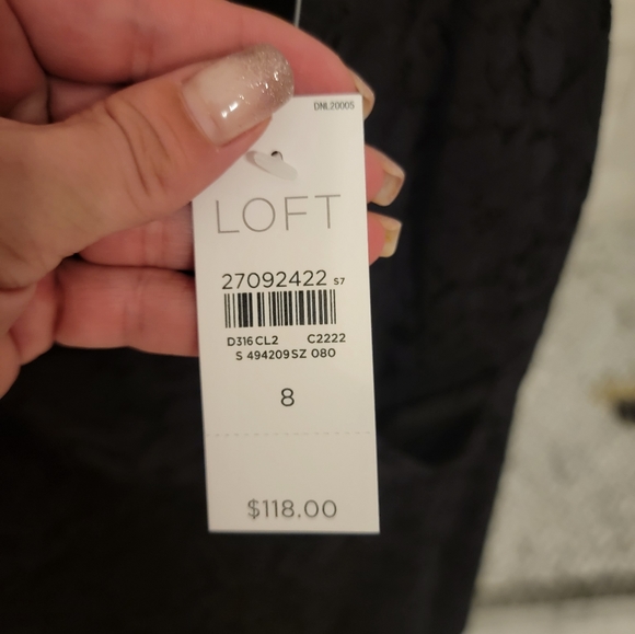 Loft black lace dress - Picture 3 of 8